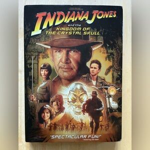 Indiana Jones and the Kingdom of the Crystal Skull (DVD, 2008) With Slipcover
